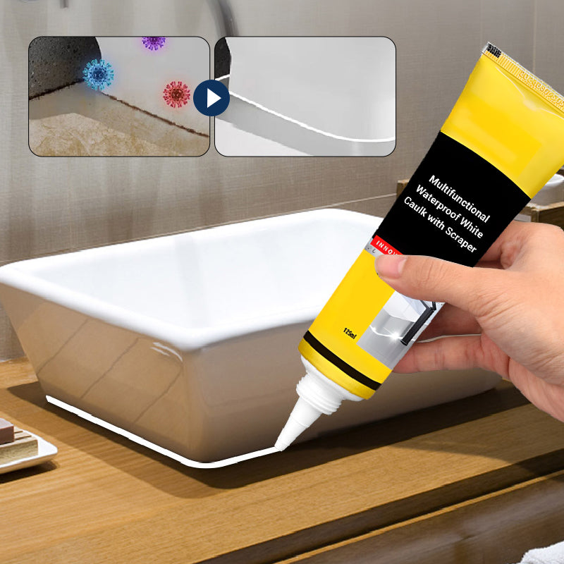 Multifunctionele Waterdichte Witte Kit met Schraper(Met schraper)
