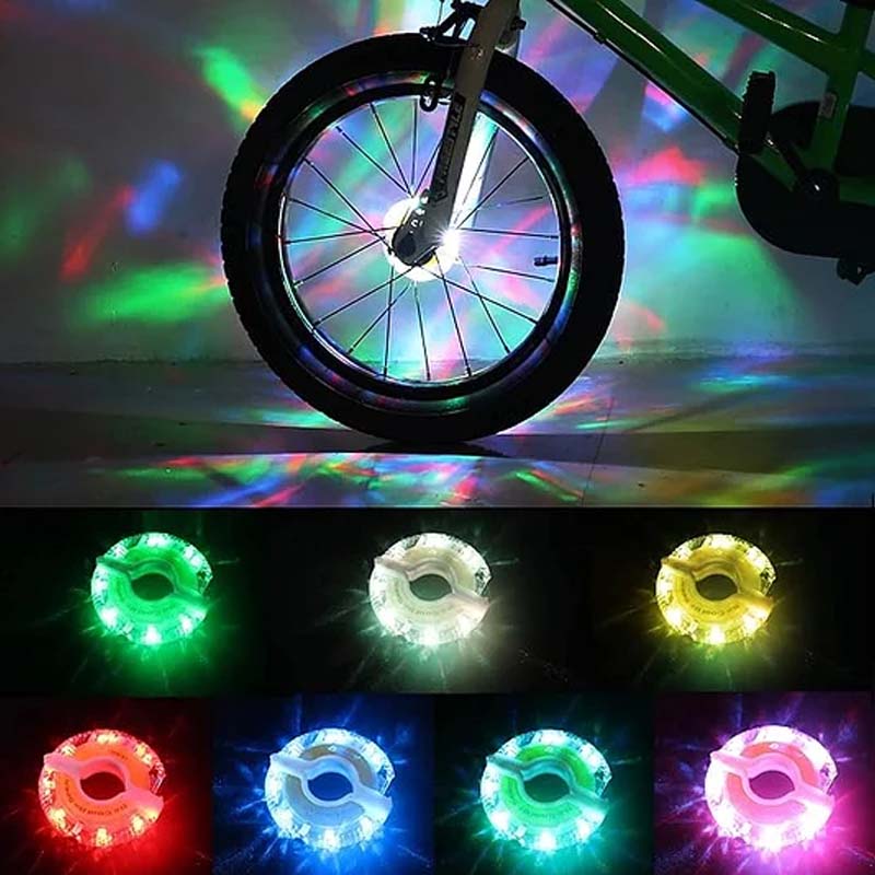 LED wielnaafverlichting voor nachtritten