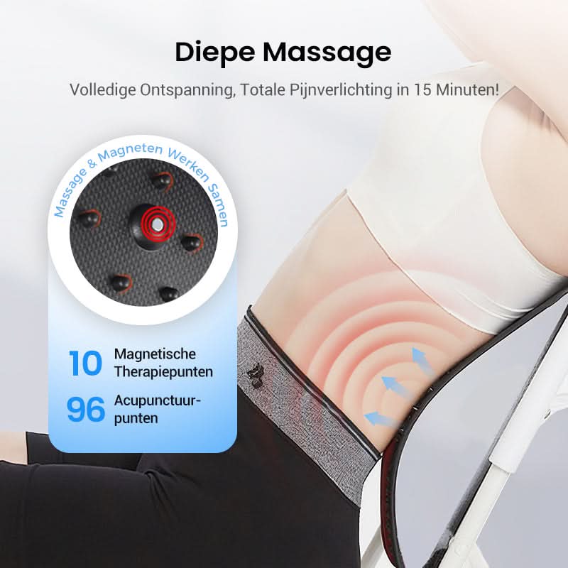 Magnetische Therapie Acupunctuur Massage Lumbale Brancard