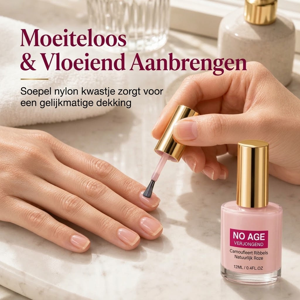 Nagelribbelvuller met natuurlijke glans
