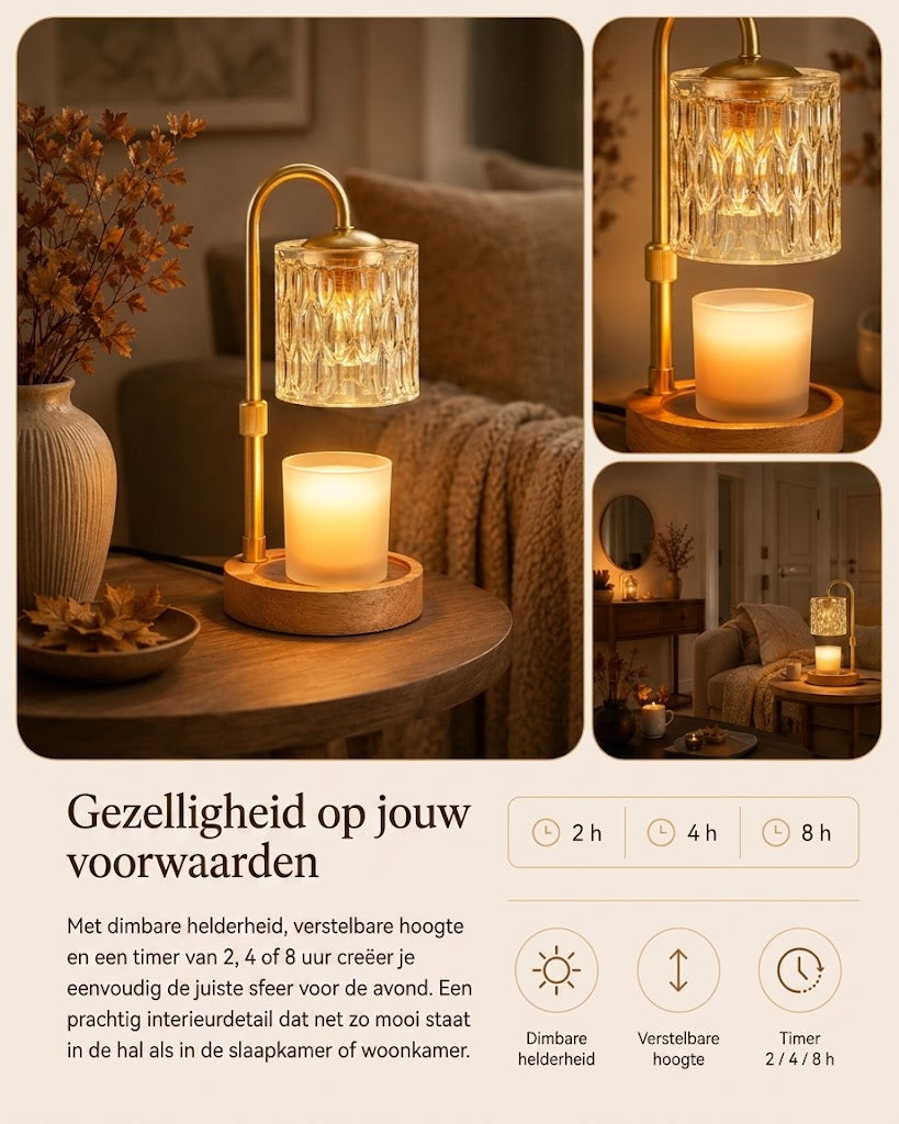Candle Warmer Lamp kaarswarmer zonder open vlam