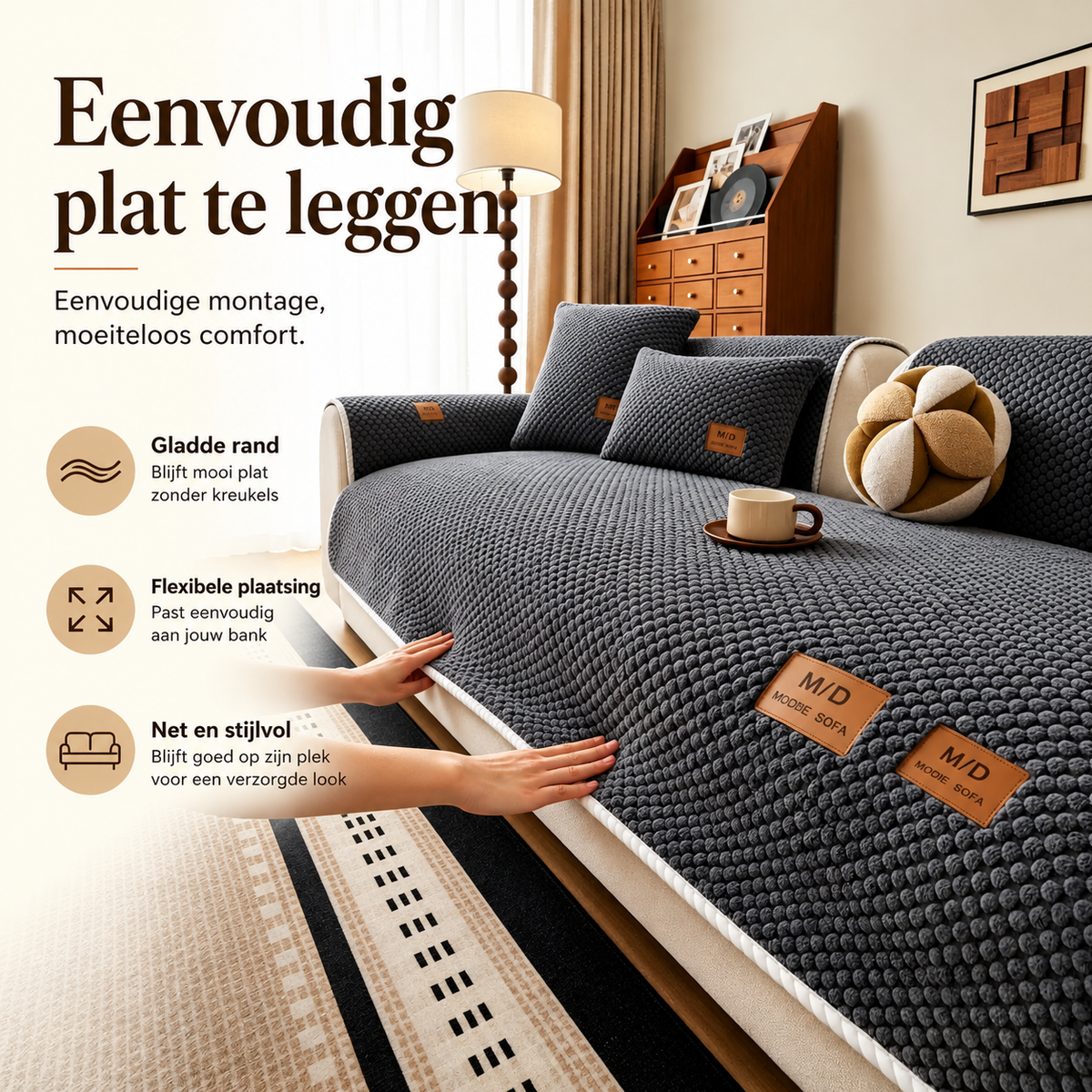 Verdikte antislip bankhoes voor huisdieren