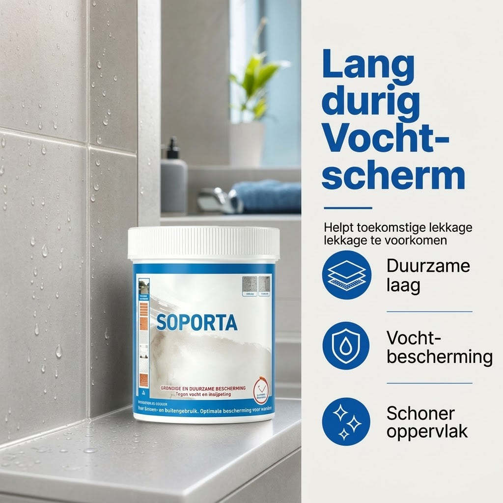Transparante waterdichte afdichtingskit voor diverse oppervlakken