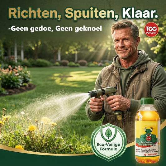 2 in 1 onkruidverdelger voor tuin en terras
