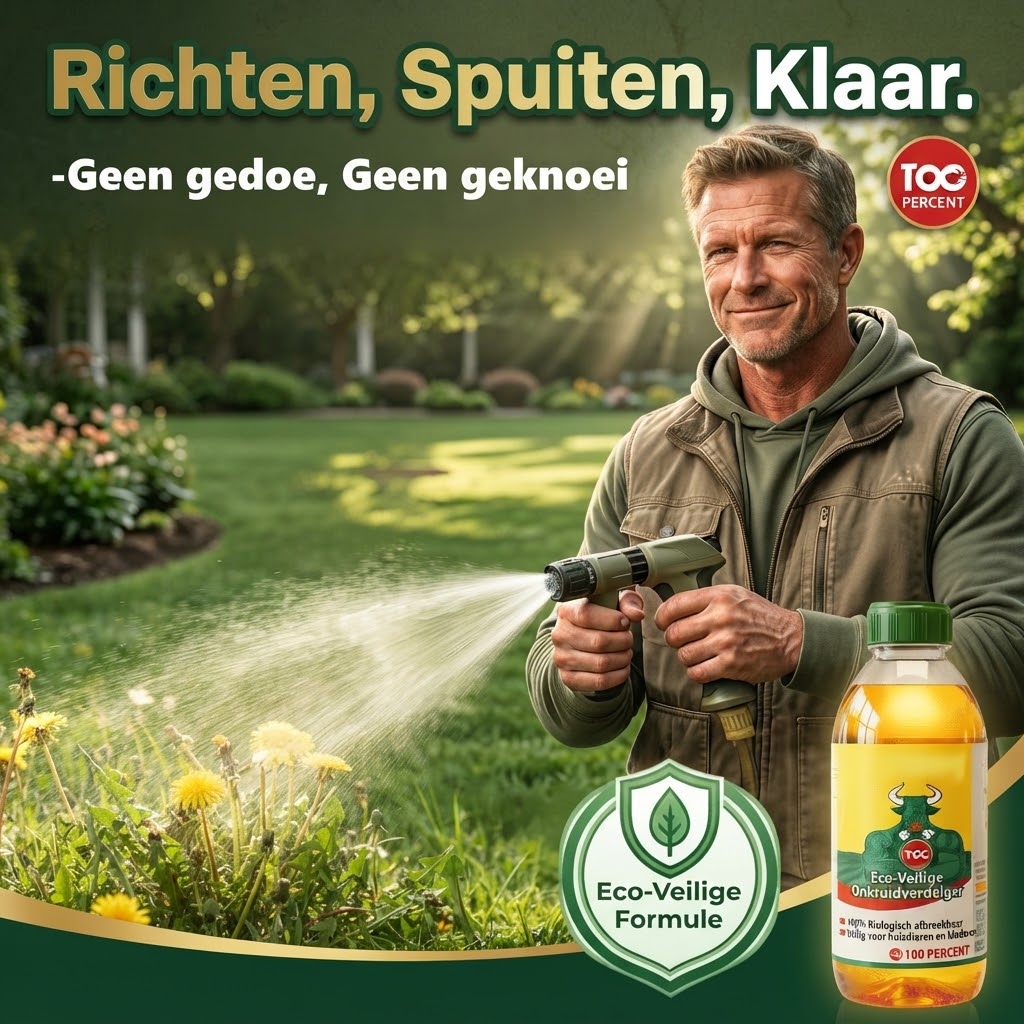 2 in 1 onkruidverdelger voor tuin en terras