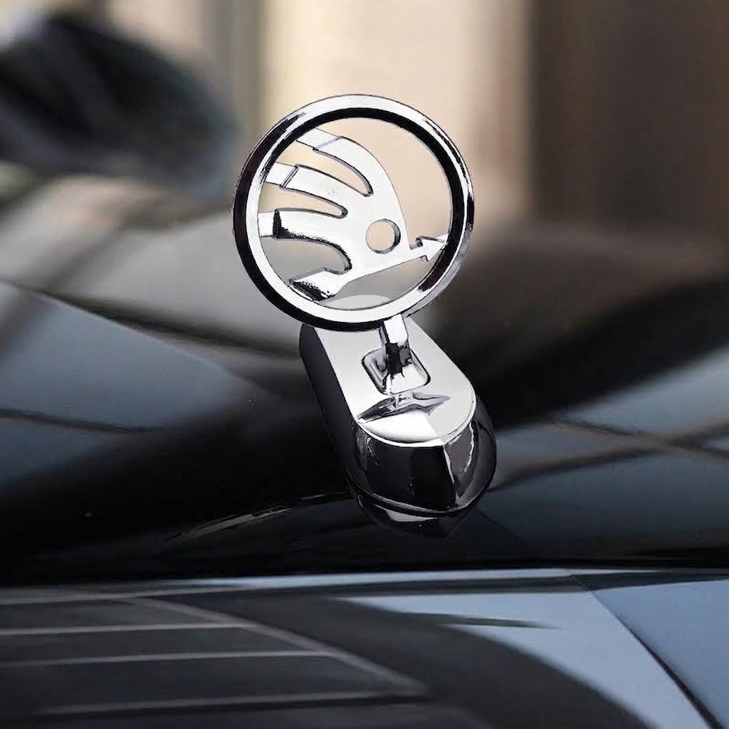 Motorkapembleem met autologo