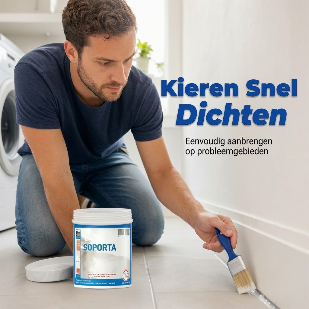 Transparante waterdichte afdichtingskit voor diverse oppervlakken