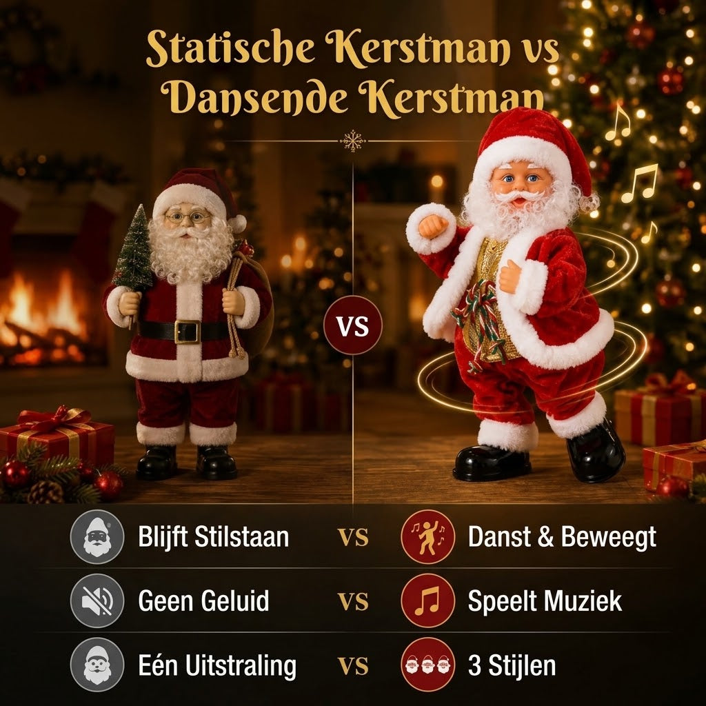 Dansende kerstman met muziek