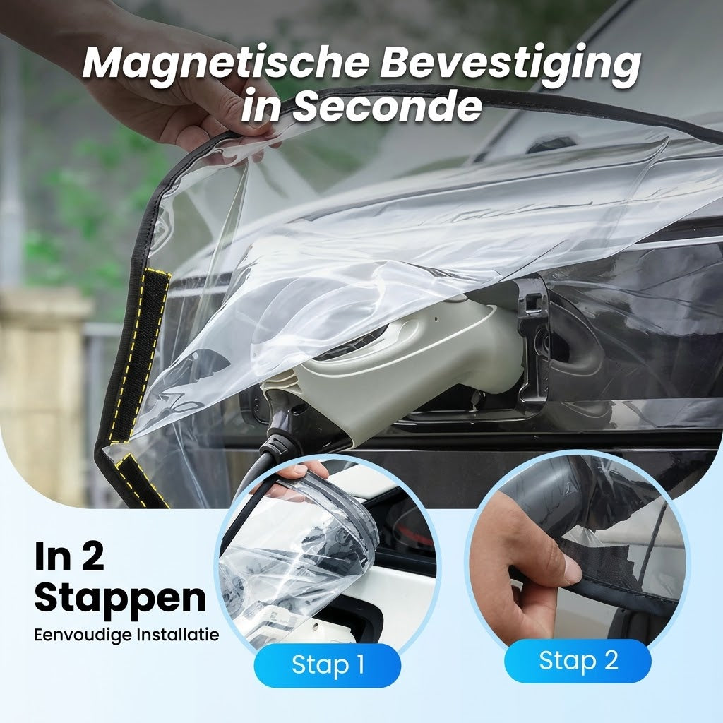 Waterdichte magnetische laadpoortafdekking