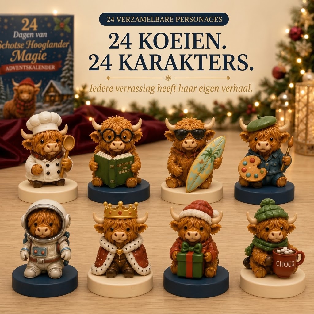 Vierdaagse Schotse hooglander adventskalender