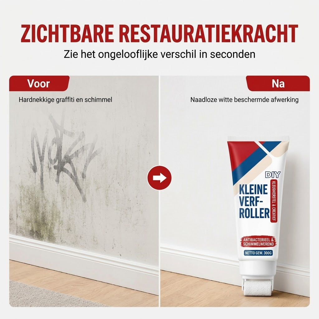 Waterdichte muurherstelpasta met roller
