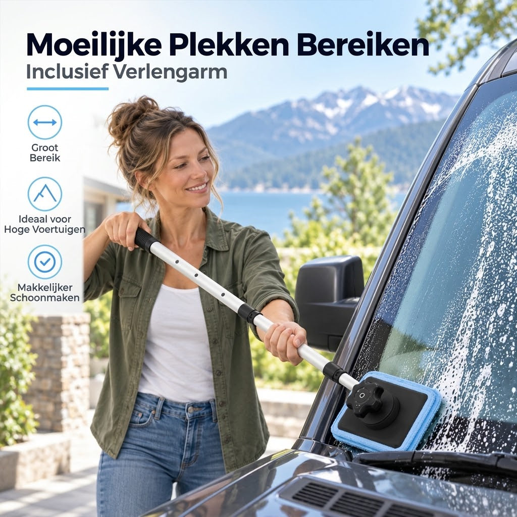Dubbelzijdige magnetische autoruitenreiniger