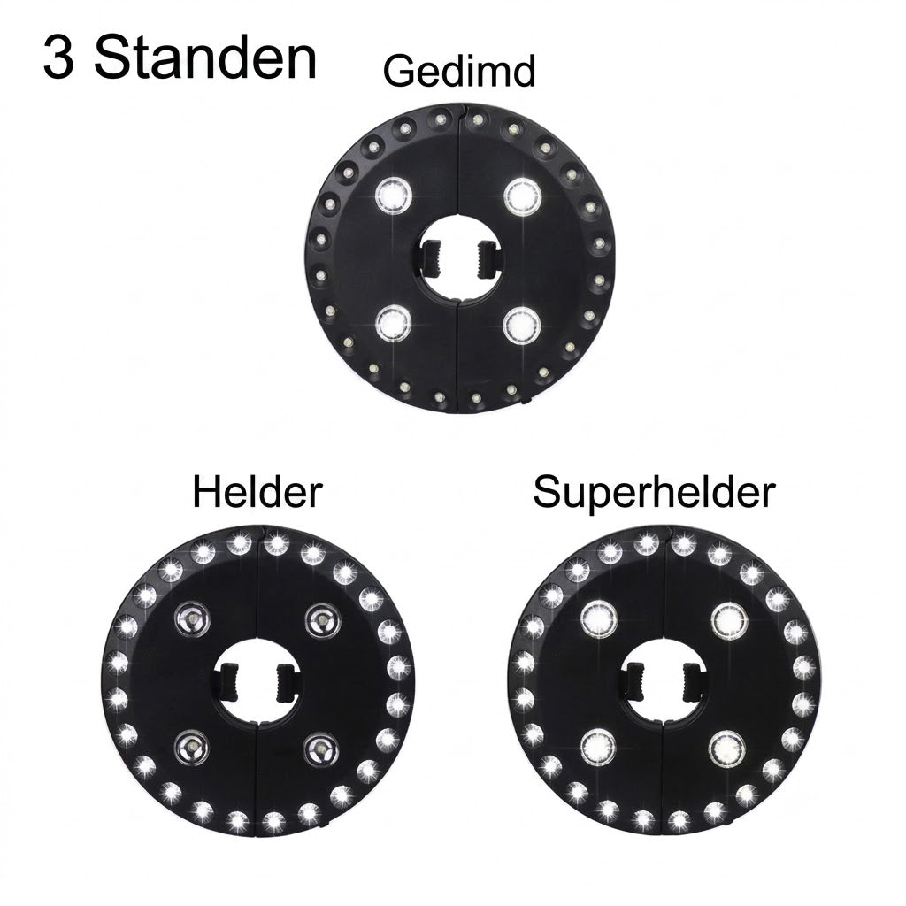 LUMINA Parasollamp met 28 Ledlampjes