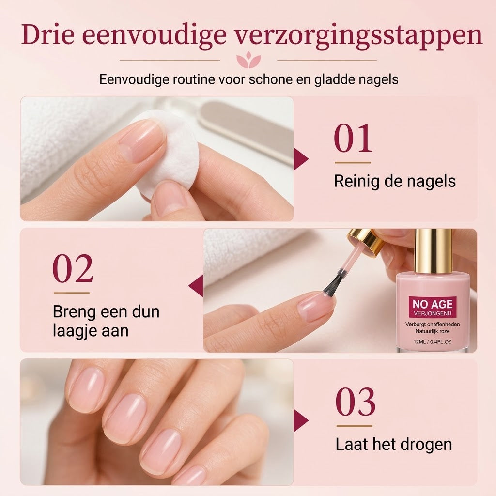 Nagelribbelvuller met natuurlijke glans