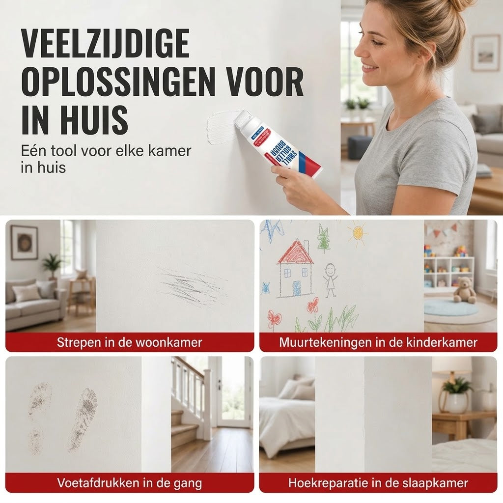 Waterdichte muurherstelpasta met roller