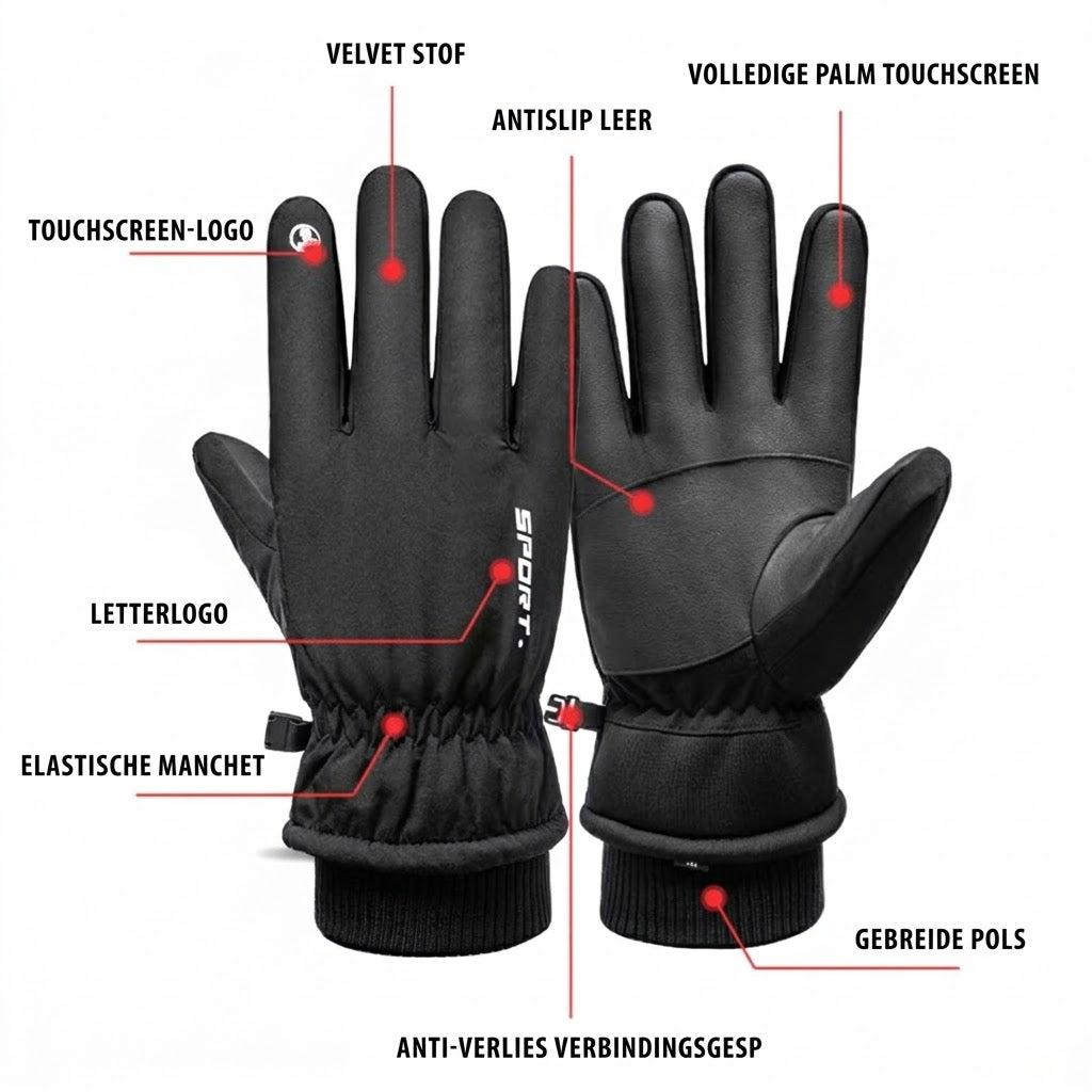 Thermohandschoenen met 3M Thinsulate-isolatie