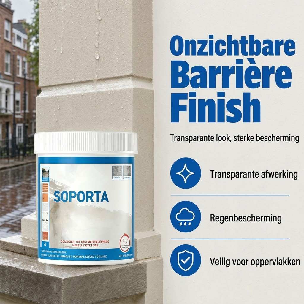 Transparante waterdichte afdichtingskit voor diverse oppervlakken