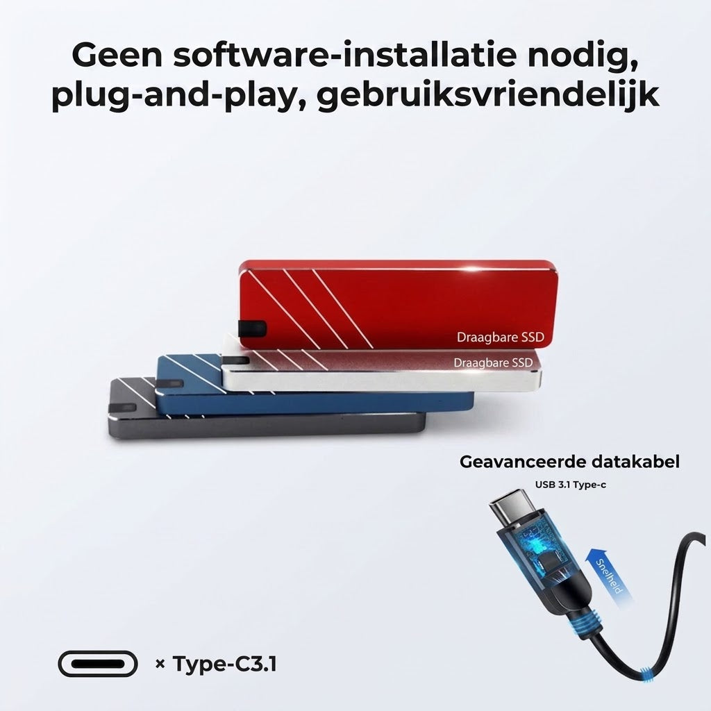500 GB USB stick met snelle externe opslag
