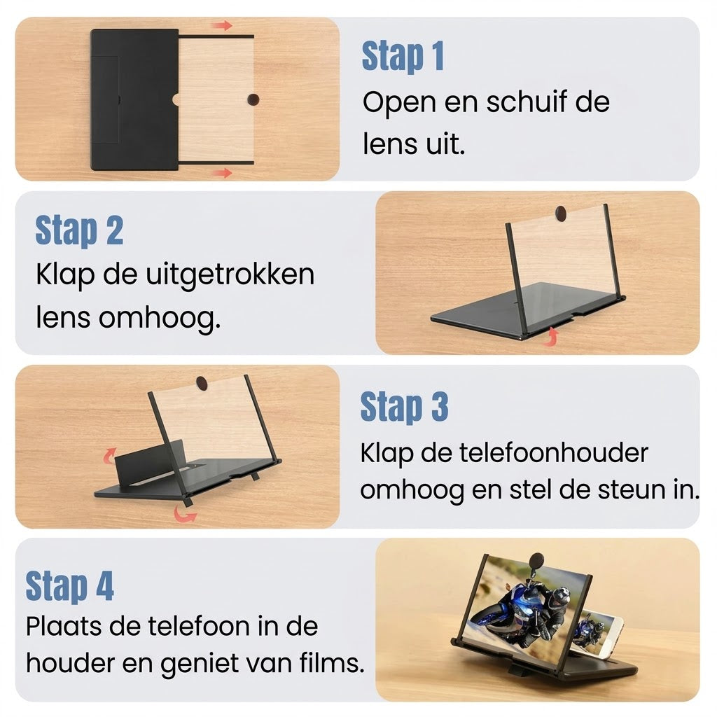 Schermvergroter voor smartphone