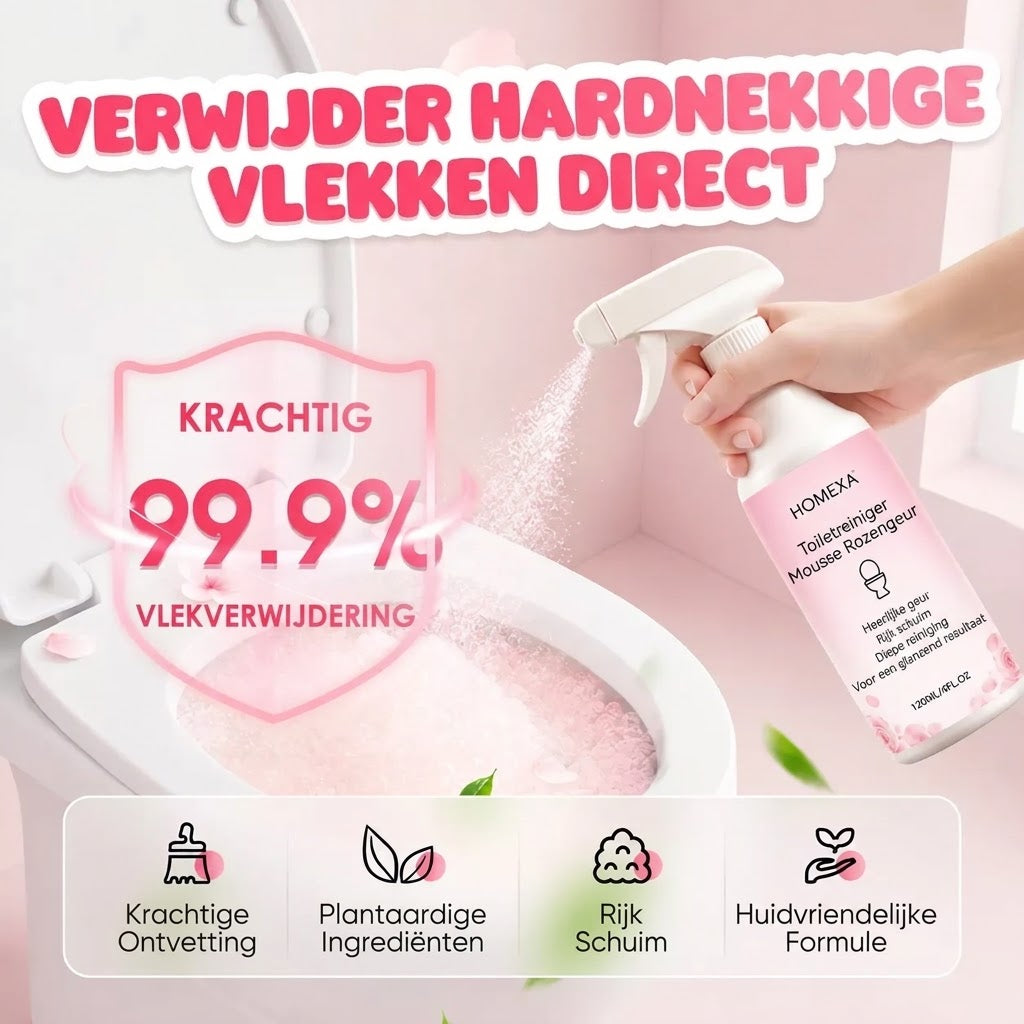 Badkamerreinigerspray tegen kalkaanslag en zeepresten