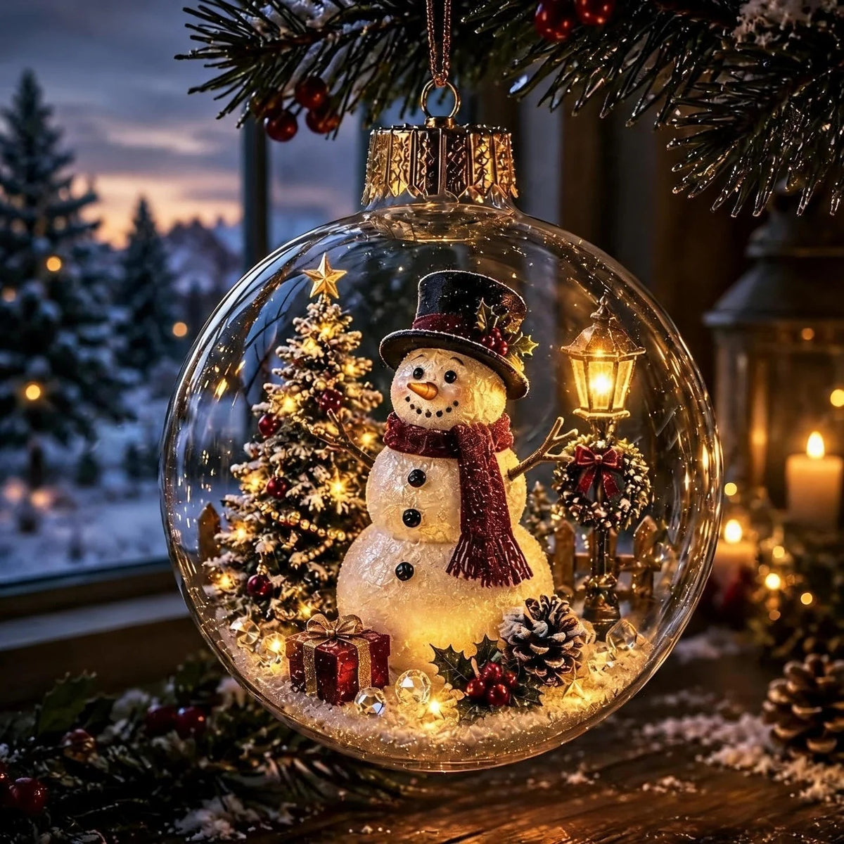 VinterMagi verlichte miniatuur kerstdecoratie