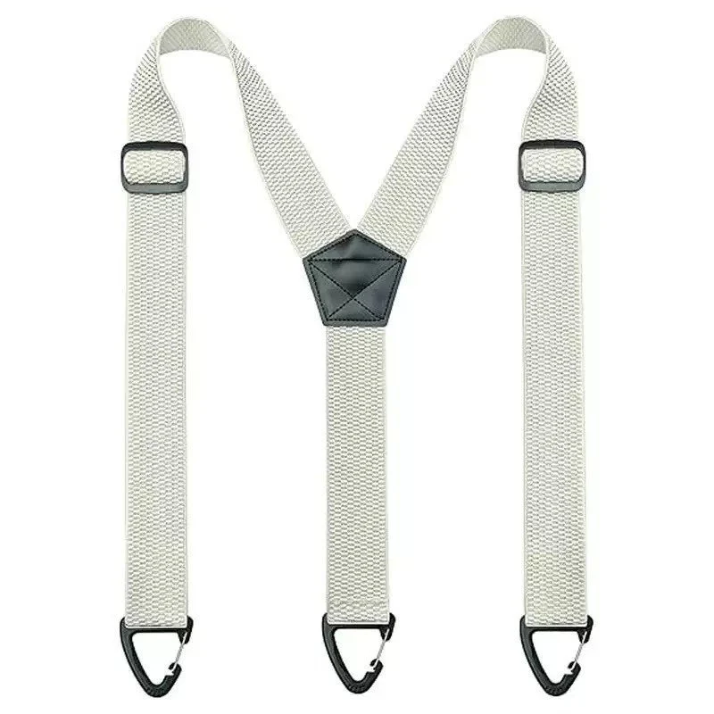 Elastische outdoorriem voor heren met karabijnsluiting 3,8 cm
