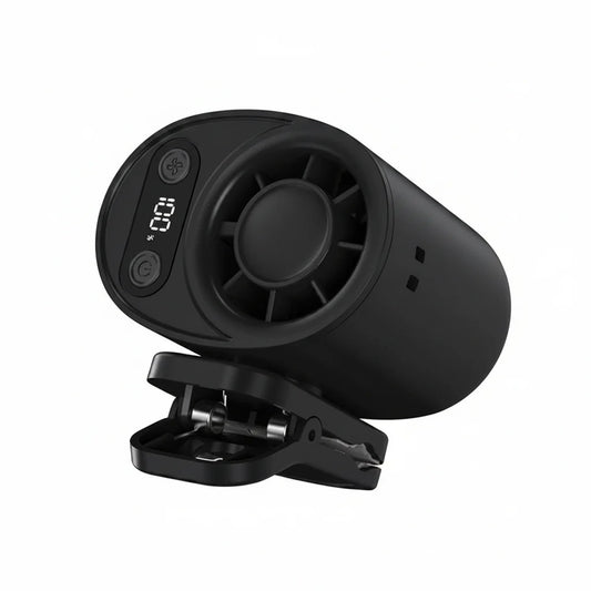 Oplaadbare autoventilator met clip