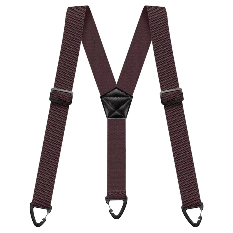 Elastische outdoorriem voor heren met karabijnsluiting 3,8 cm