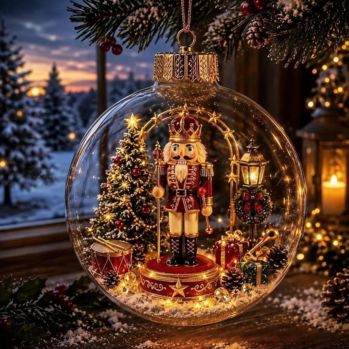 VinterMagi verlichte miniatuur kerstdecoratie