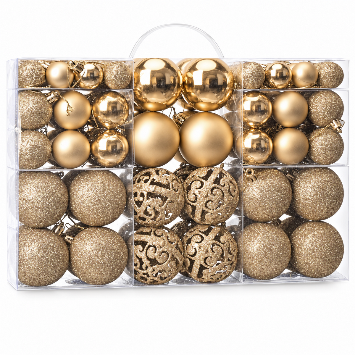 Set van 100 kerstballen voor de kerstboom