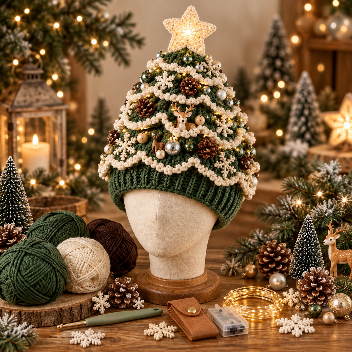 DIY haakset voor kerstboommuts