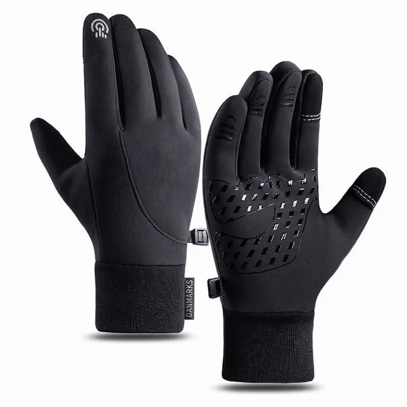 Warme thermische handschoenen met touchscreen en antislipgrip