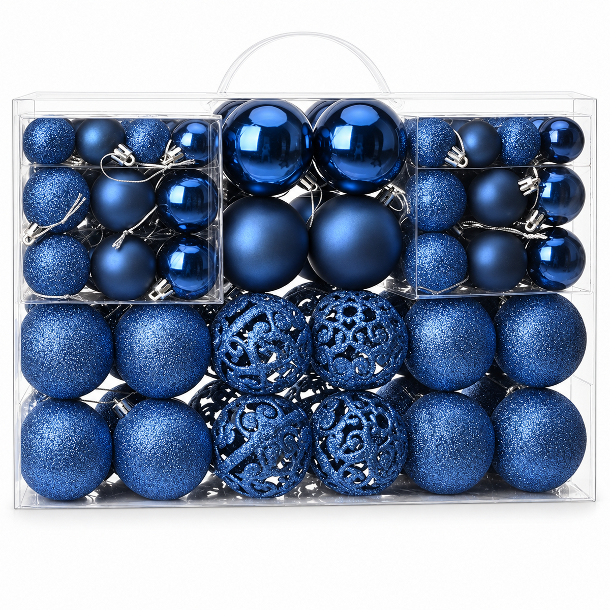 Set van 100 kerstballen voor de kerstboom