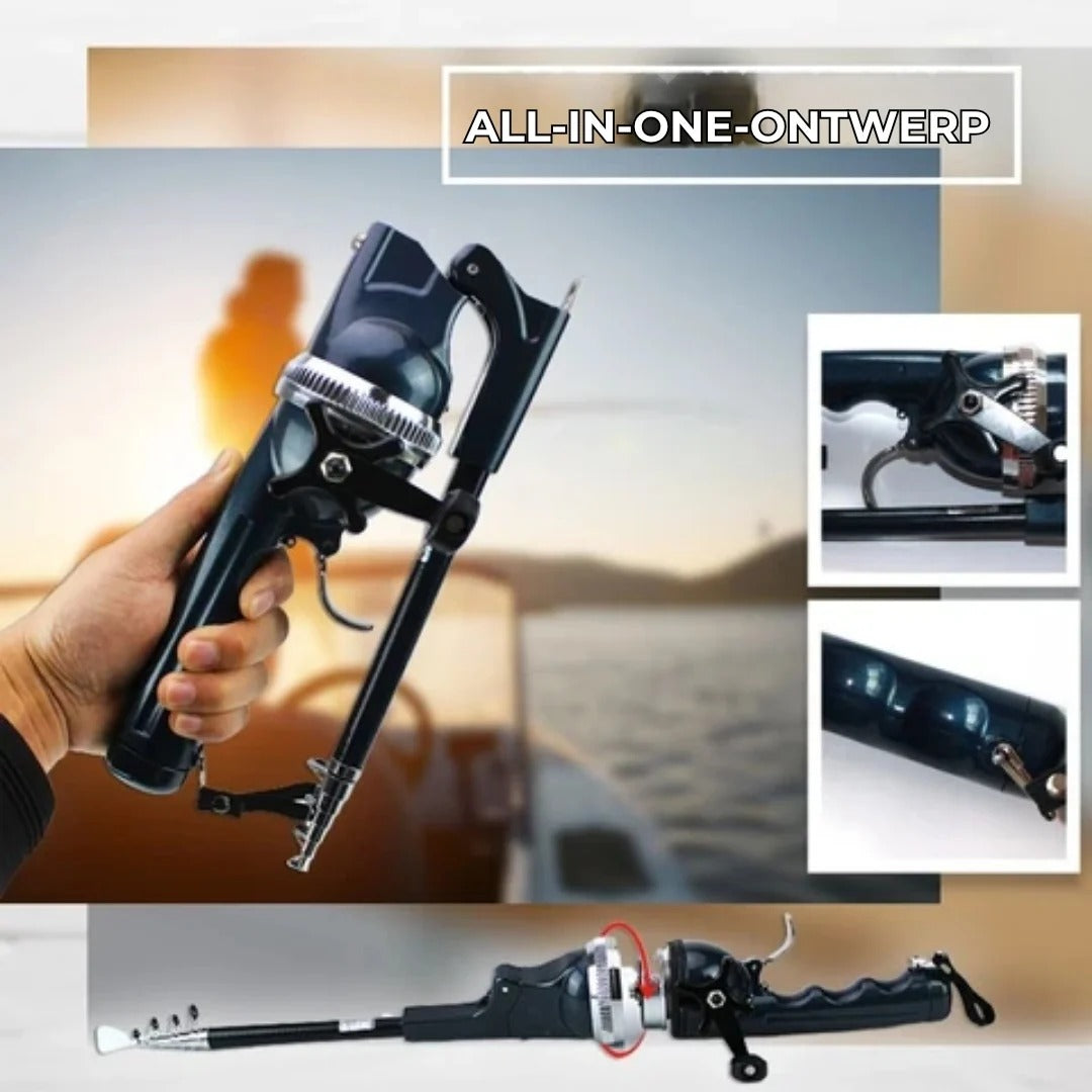 Compacte telescopische vishengel
