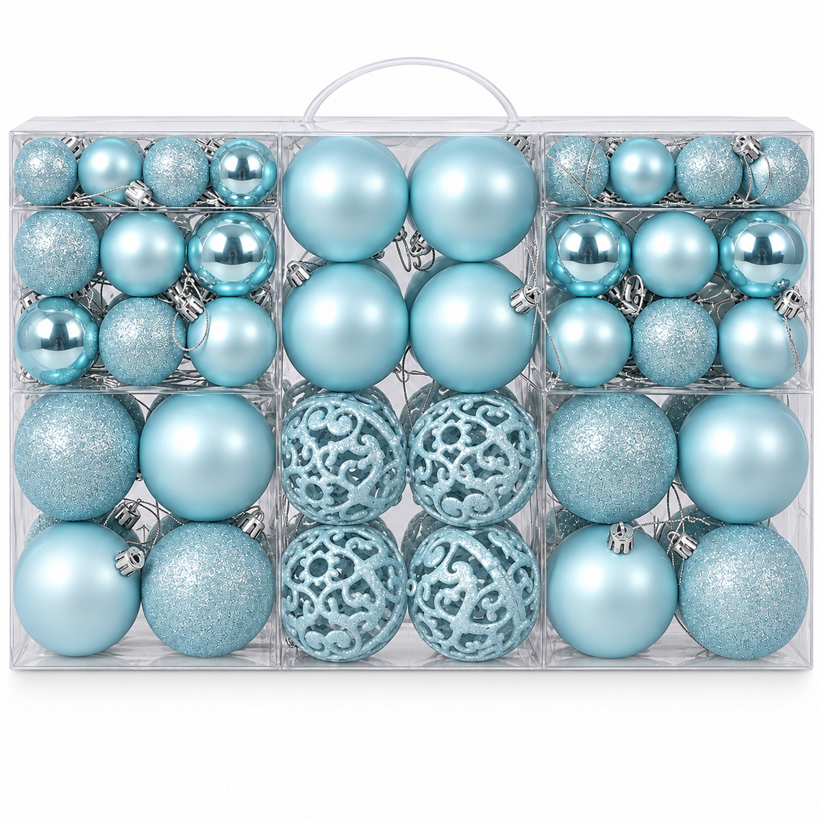 Set van 100 kerstballen voor de kerstboom