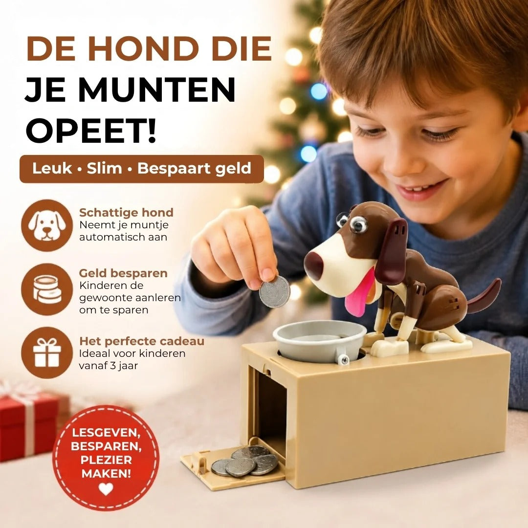 Elektrische robothond spaarpot voor kinderen