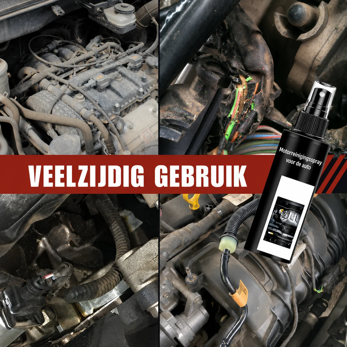 Reinigingsspray voor Motoren