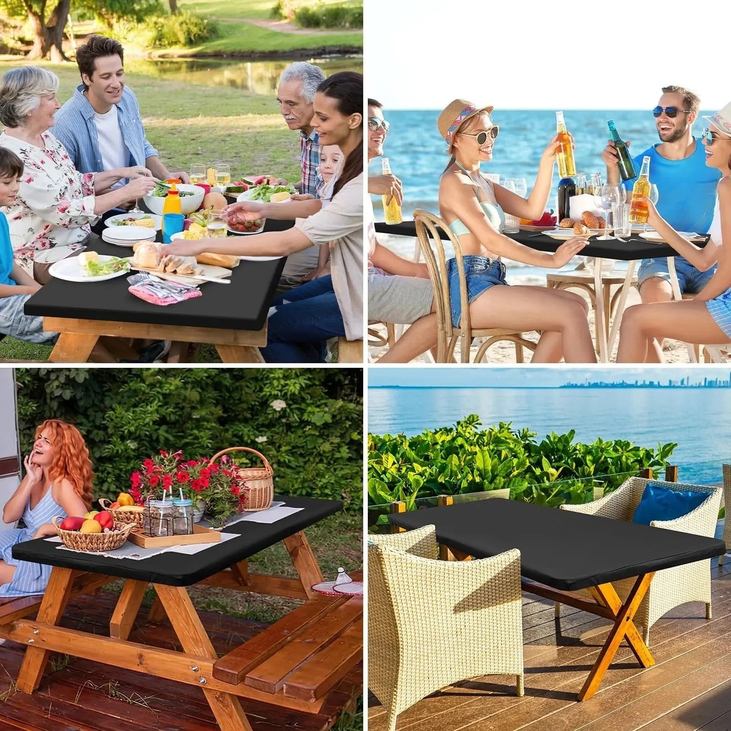Rekbare Tafel Top Hoes – Past op 4ft, 6ft en 8ft Tafels
