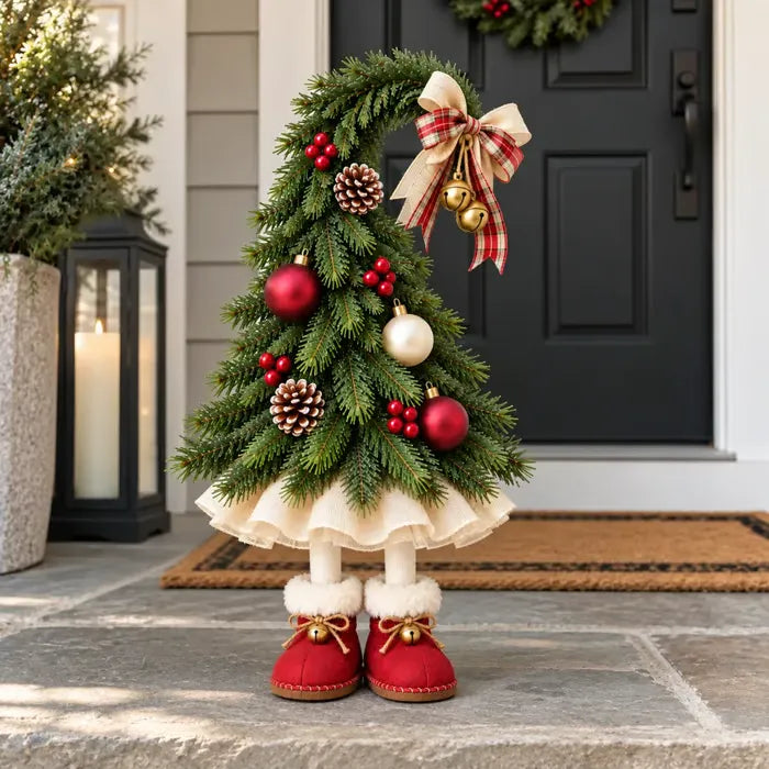Kerstboomdecoratie met Speelse Elfjes