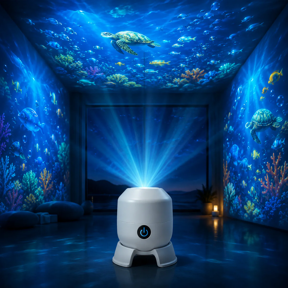 OceanWave Oceaanprojector met Draaiende Ledverlichting
