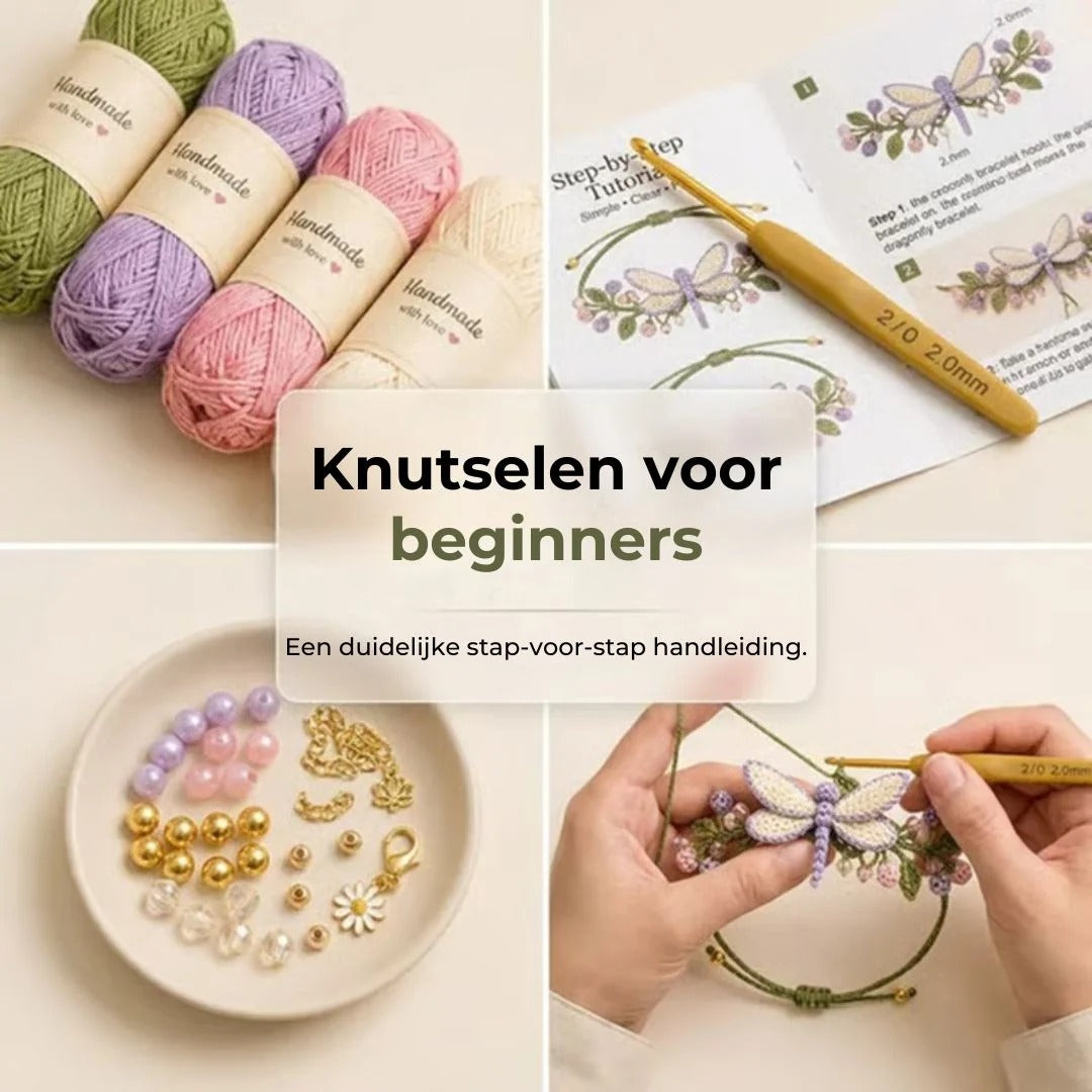 DIY haakset voor armbandjes