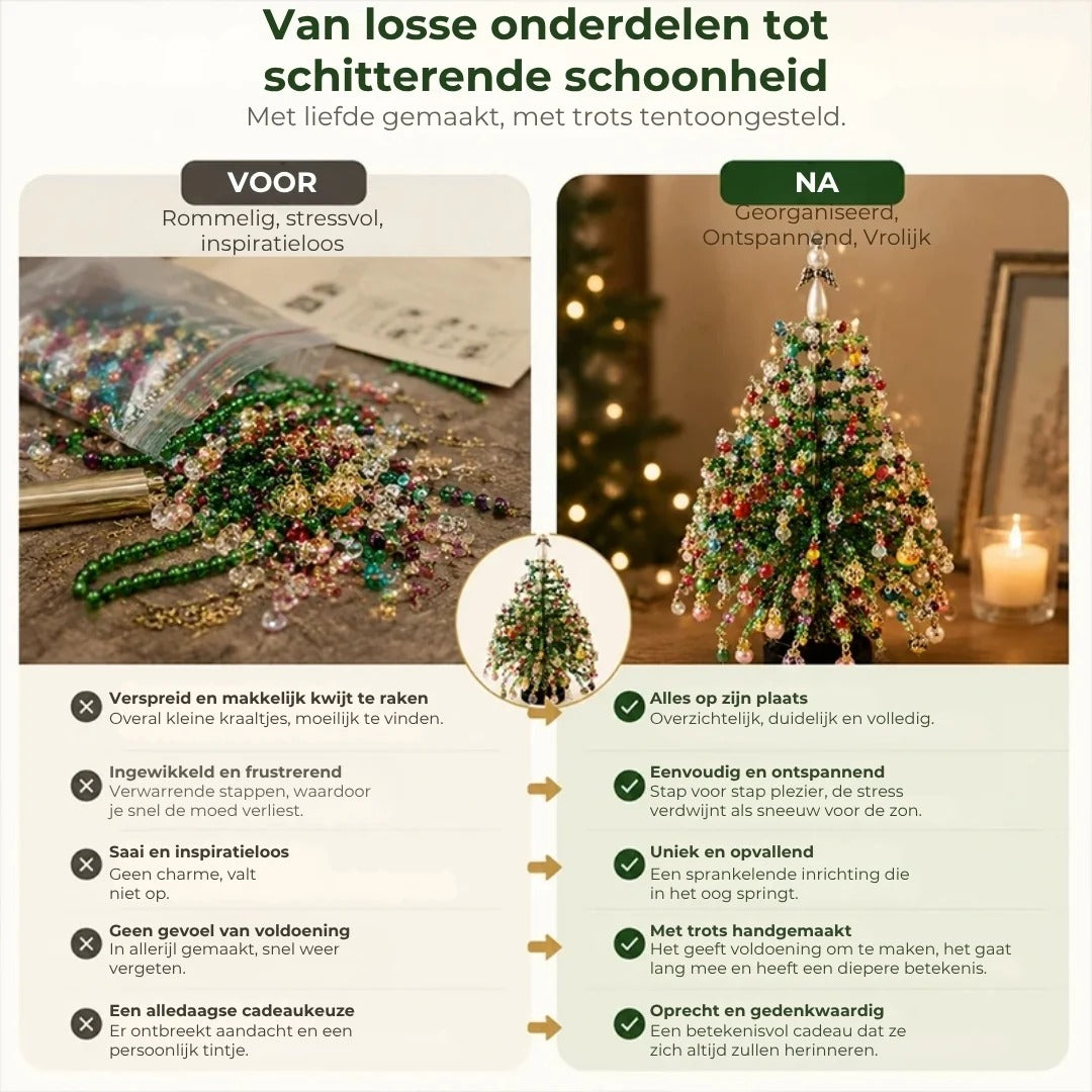 DIY Parel Kerstboom Kit