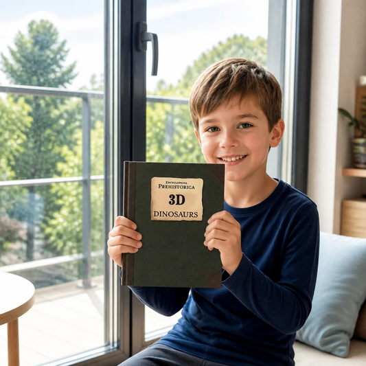 Interactief 3D pop up dinosaurusboek