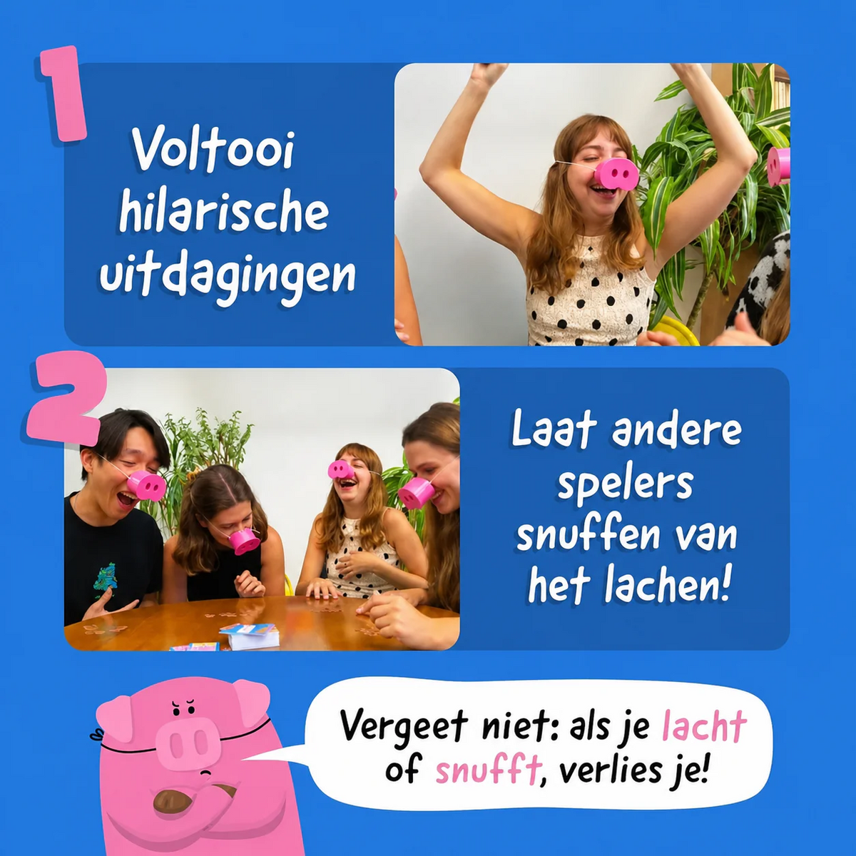 Pigsniff Spel – Lachen Is Absoluut Verboden