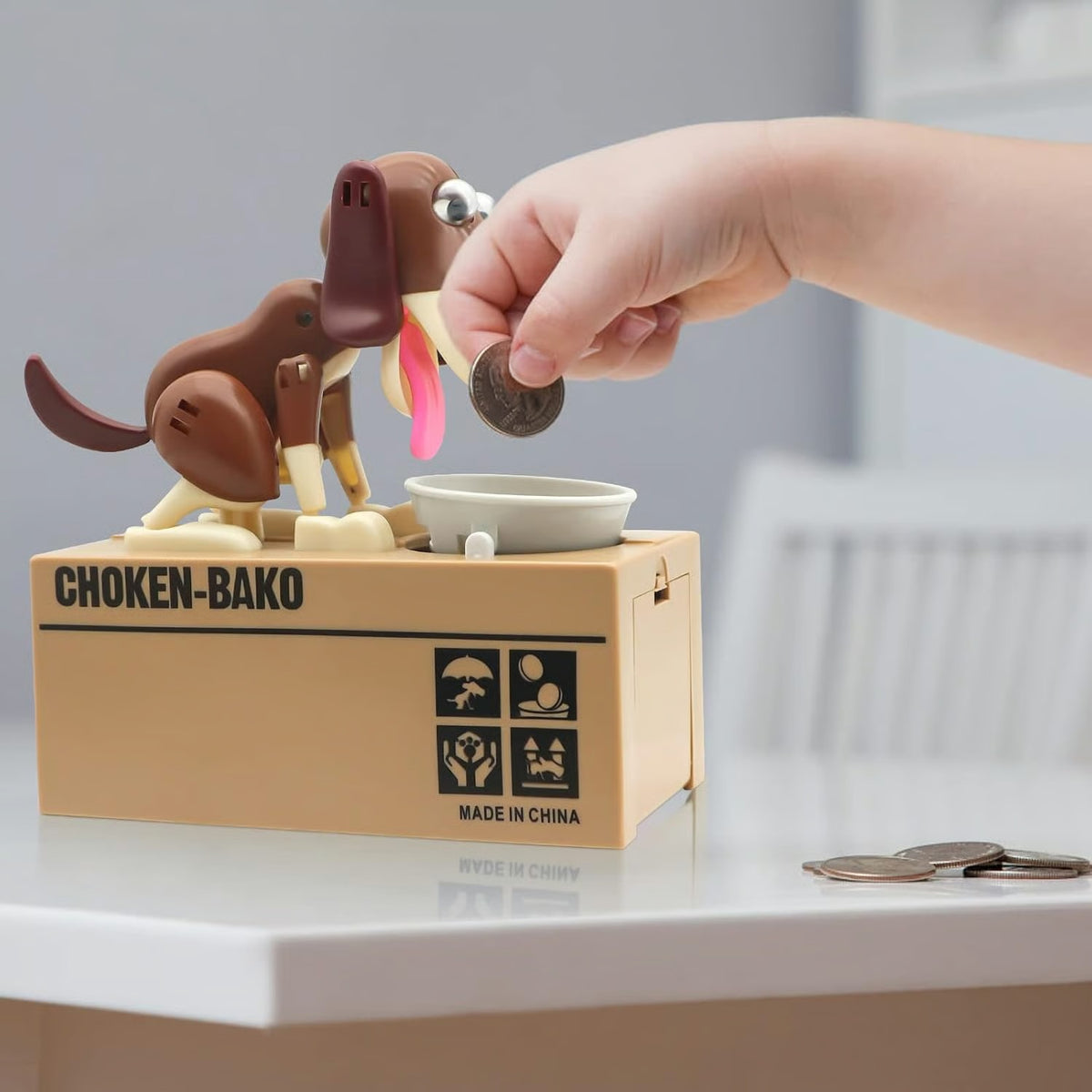 Elektrische robothond spaarpot voor kinderen