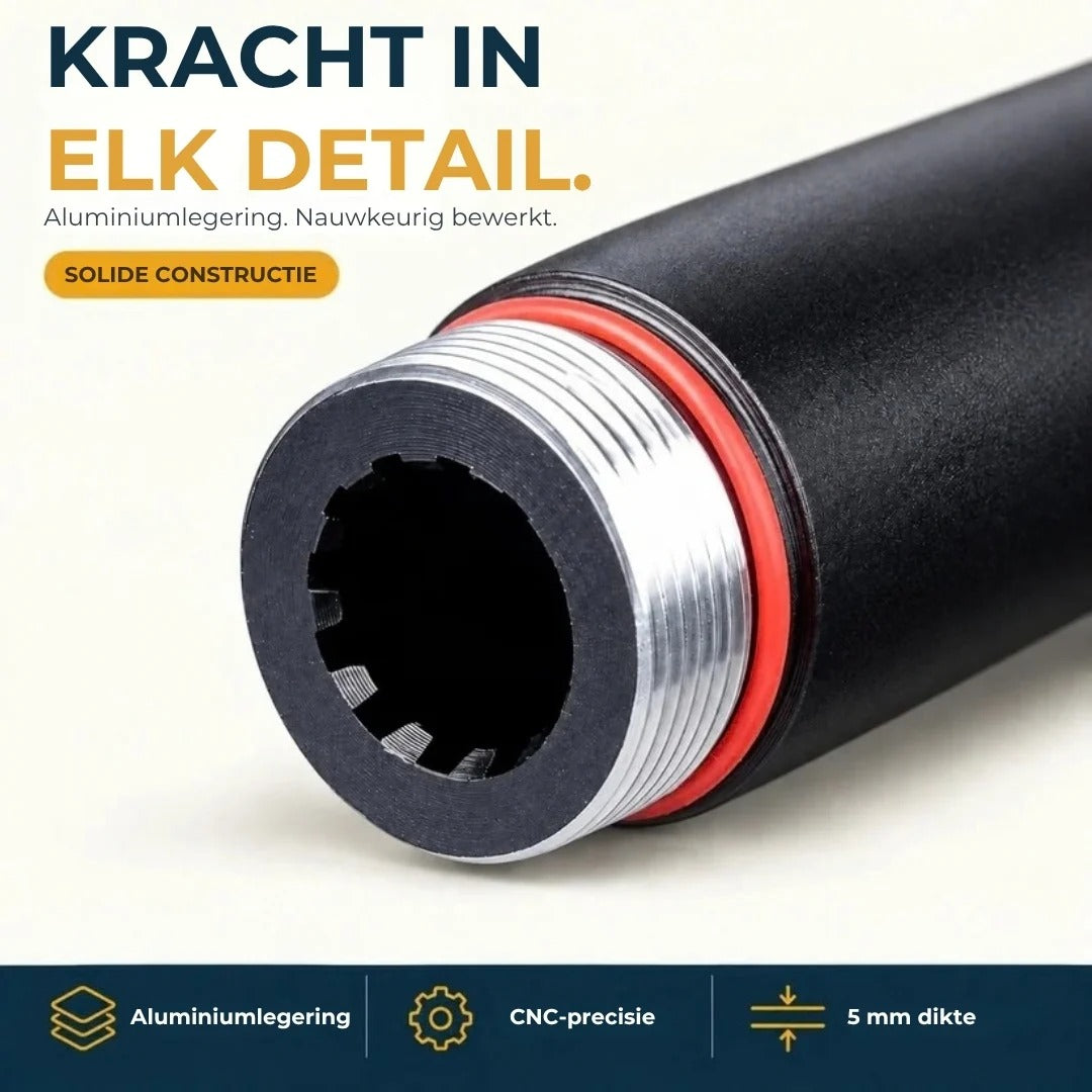 Aluminium honkbalknuppel met zaklamp
