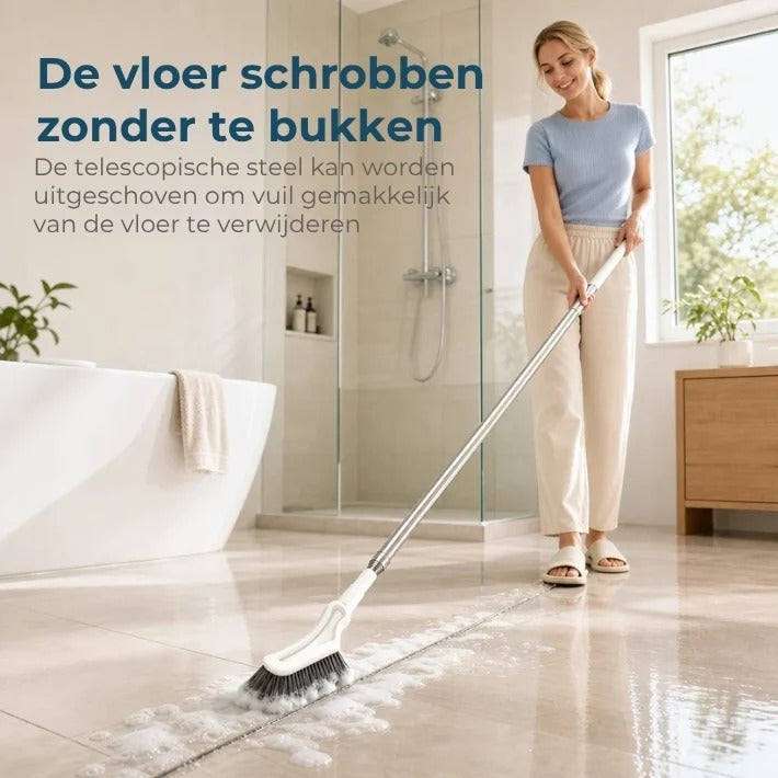 Uitschuifbare kierenborstel