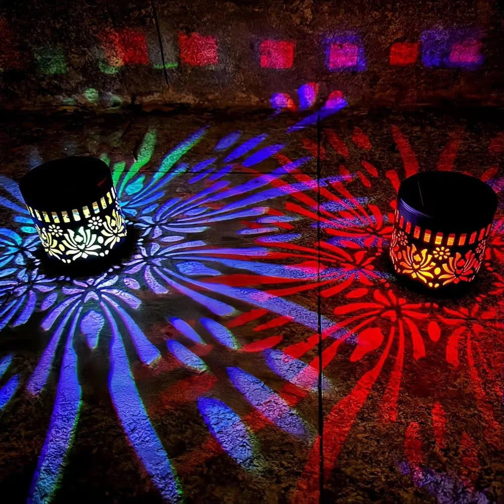 Mandala Solarlamp - Prachtige Projectie & IP65 Waterdicht