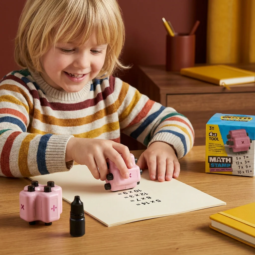 4 in 1 rekenstempel voor kinderen