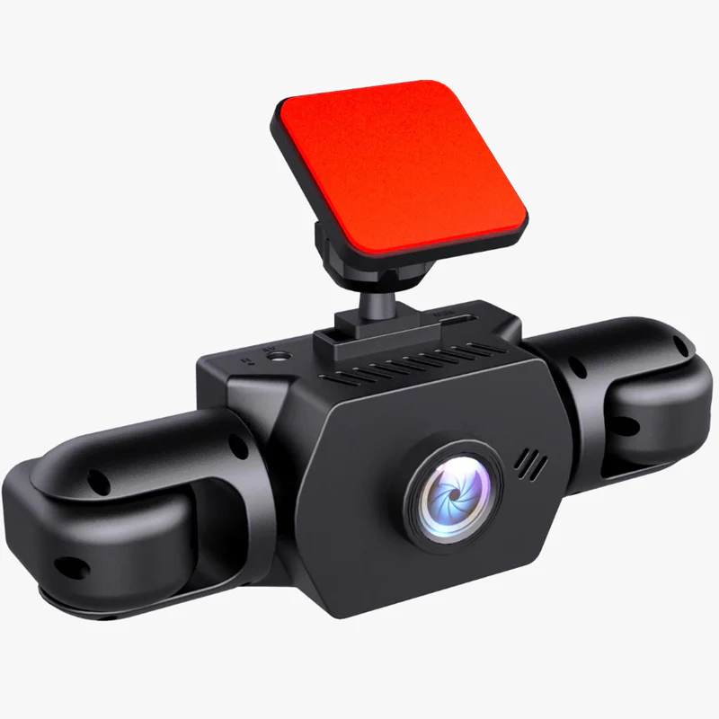360° 4-Lens Dashcam – Volledig Zicht & Nachtzicht